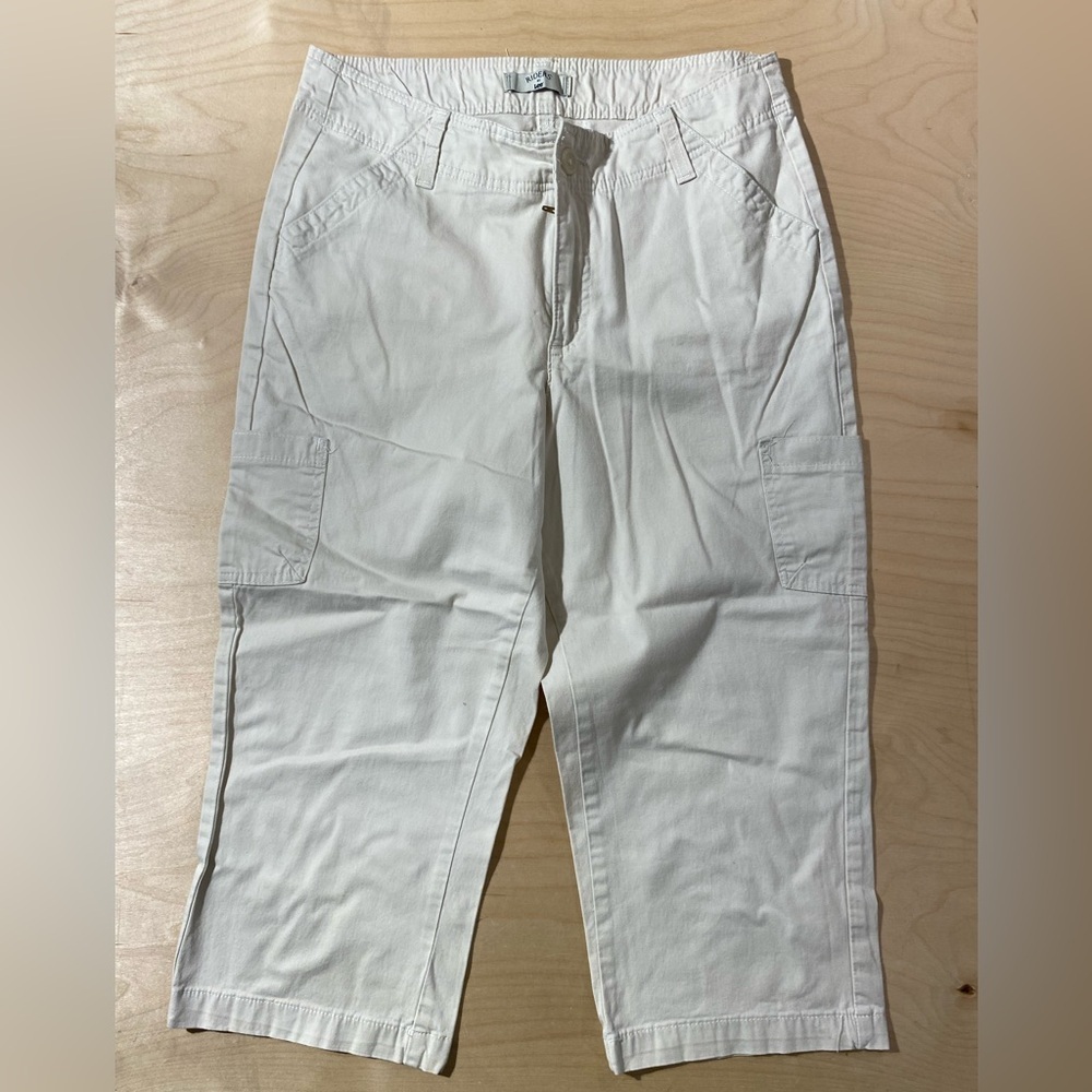 Riders by Lee Light Tan Capris Cargo Pants 10 (PX)